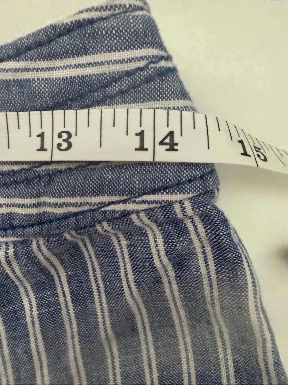 Tommy Bahama Blue and White Striped Straight-Leg Pants - Picture 14 of 16